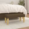 vidaXL Banc Marron fonc&eacute; 70x30x30 cm Tissu