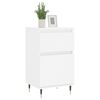vidaXL Buffets 2 pcs blanc 40x35x70 cm bois d&rsquo;ing&eacute;nierie