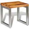 vidaXL Table basse bois massif