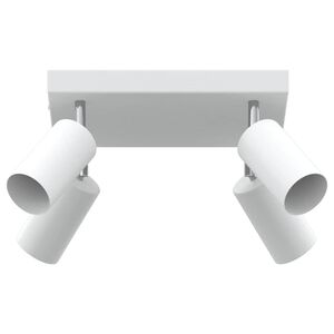 vidaXL Spot de plafond Blanc 26 x 26 x 16 cm M&eacute;tal