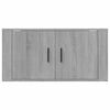 vidaXL Meuble TV mural Sonoma gris 80x34,5x40 cm