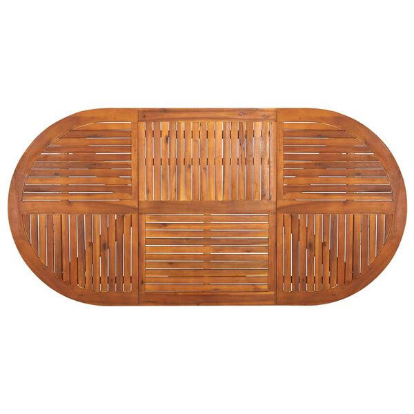 vidaXL Ensemble à manger de jardin 9 pcs Gris