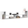 vidaXL Meubles TV 2 pcs blanc 100x30x50 cm bois d'ing&eacute;nierie