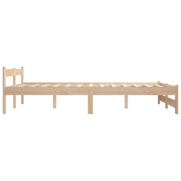 vidaXL Cadre de lit sans matelas bois massif de pin 140x200 cm