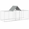 vidaXL Poulailler 3 x 1 x 1,5 m Acier galvanis&eacute;