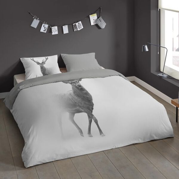 Pure Housse de couette GREY DEER 240x200/220 cm
