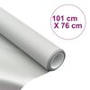 vidaXL Tissu d'&eacute;cran de projection PVC m&eacute;tallique 50" 4:3