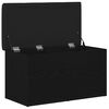 vidaXL Banc de rangement Ch&ecirc;ne noir 82 x 42 x 45 cm Bois d'ing&eacute;nierie