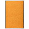 vidaXL Paillasson lavable Orange 60x90 cm
