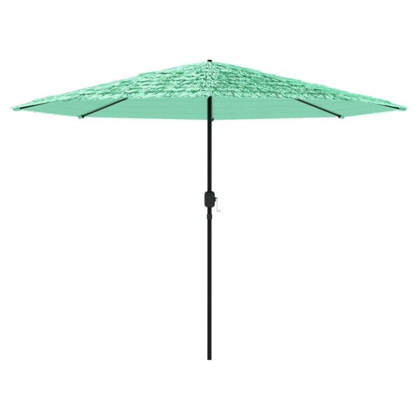 vidaXL Parasol de jardin avec m&acirc;t en acier vert 324x324x247 cm