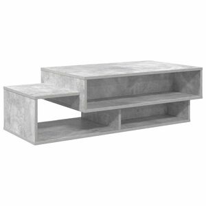 vidaXL Table basse Gris b&eacute;ton 105 x 50 x 32,5 cm Bois d'ing&eacute;nierie