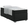vidaXL Cadre de lit Noir 90 x 190 cm tissu