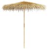 vidaXL Parasol en bambou avec toit en feuille de bananier 210 cm
