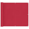 vidaXL &Eacute;cran de balcon 90 x 300 cm Tissu Oxford Rectangulaire Bordeaux