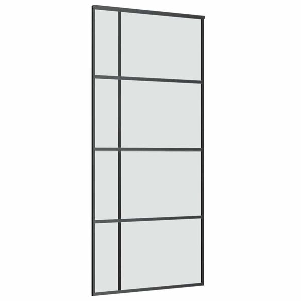 vidaXL Porte coulissante avec kit de quincaillerie 90x205 cm Verre ESG