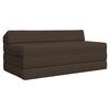 vidaXL Canap&eacute;-lit pliable Taupe 120 x 60 x 49 cm Tissu