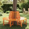 vidaXL Banc d'arbre &Oslash; 160 cm Bois