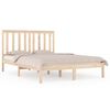 vidaXL Cadre de lit sans matelas bois massif 120x200 cm