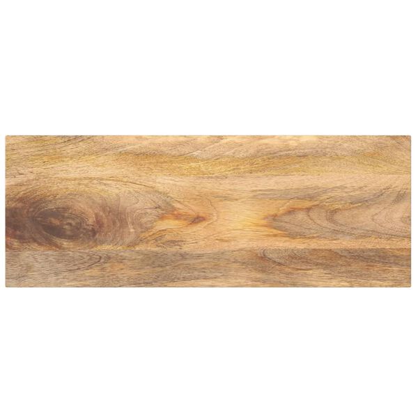vidaXL Dessus de table 80x40x3,8 cm rectangulaire bois massif manguier