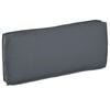 vidaXL Coussin Tissu Oxford Anthracite 120 x 50 x 12 cm