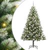 vidaXL Arbre de No&euml;l artificiel avec neige artificielle 300 LED