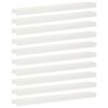 vidaXL Profil&eacute; de recouvrement de jardin 10 pc 100 x 15 x 5 cm Acier