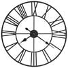 vidaXL Horloge murale vintage avec mouvement &agrave; quartz M&eacute;tal 80 cm XXL