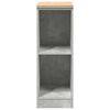 vidaXL Armoire de rangement de garage gris béton 30x51x85 cm bois pin