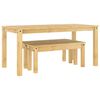 vidaXL Ensemble &agrave; manger PANAMA 3 pcs bois de pin massif