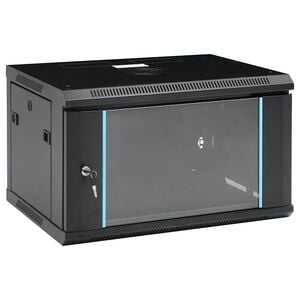 vidaXL Coffret de r&eacute;seau mural 6U 19" IP20 600x450x350 mm