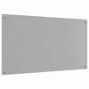 vidaXL Protection de cuisine 2 pcs Gris clair 110 x 60 cm verre tremp&eacute;
