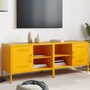 vidaXL Meubles TV 2 pcs jaune moutarde 68x39x50,5 cm acier