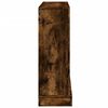 VidaXL Cadre de cheminée chêne fumé 100x30x87,5 cm bois d'ingénierie