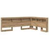 vidaXL T&ecirc;te de lit de rangement Ch&ecirc;ne artisanal Bois d'ing&eacute;nierie
