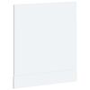 vidaXL Panneau de lave-vaisselle Porto blanc brillant 60x1,5x67 cm