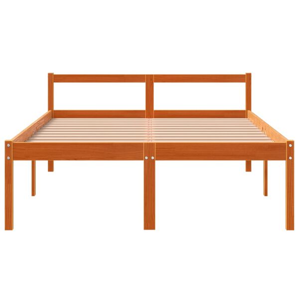 vidaXL Lit pour personne &acirc;g&eacute;e sans matelas 120x190 cm bois pin massif