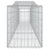 vidaXL Paniers &agrave; gabions arqu&eacute;s 9 pcs 400x50x60/80 cm Fer galvanis&eacute;