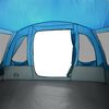vidaXL Tente familiale tunnel 8 personnes bleu imperméable