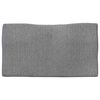 vidaXL Oreiller avec oreiller Gris 60 x 34 x 11 cm Polyester