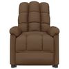 vidaXL Fauteuil de massage Marron Tissu