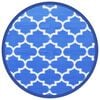 vidaXL Tapis d'ext&eacute;rieur ARAKIL bleu &Oslash;160 cm PP
