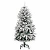 vidaXL Sapin de No&euml;l artificiel articul&eacute; 150 LED et boules 150 cm