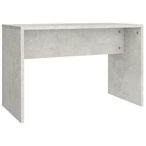 vidaXL Tabouret de toilette Gris b&eacute;ton 70x35x45 cm Bois d'ing&eacute;nierie