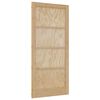 vidaXL Porte int&eacute;rieure 93 x 202 cm Contreplaqu&eacute; Naturel