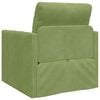 vidaXL Canap&eacute;-Lit Vert clair 74 x 77 x 81 cm Velours