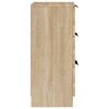 vidaXL Buffet Ch&ecirc;ne sonoma 30x30x70 cm Bois d'ing&eacute;nierie