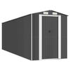 vidaXL Abri de jardin Anthracite 192x606x223 cm M&eacute;tal galvanis&eacute;