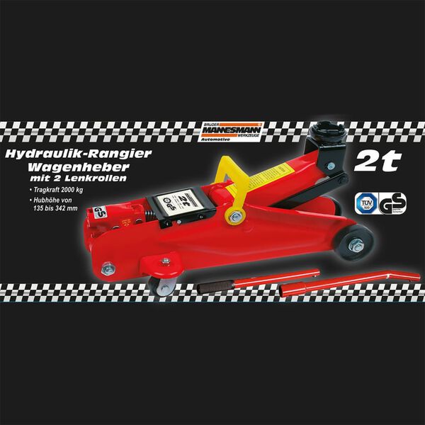 Br&uuml;der Mannesmann Cric hydraulique mobile 2 tonnes