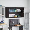 vidaXL Armoire murale pour garage Noir 90 x 40 x 53 cm