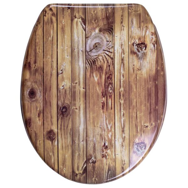 RIDDER Si&egrave;ge de toilette Chalet Marron